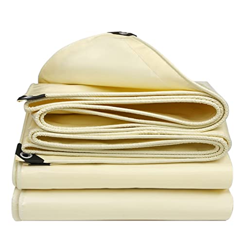 Lona con ojales exterior impermeable beige de 1,5 x 3 m para cubrir muebles y toldo de camping 2