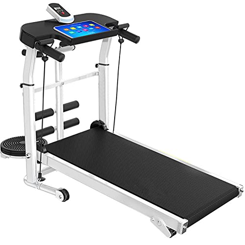 Image of Mechanical Treadmill Foldable Small Home Fitness Equipment Slimming Weight Loss Mute Walking Machine, Treadmill Home Fitness Equipment (Black)