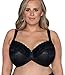 Produktbild Curvy Kate Damen Delightfull Vollschalen BH, Schwarz (Black Black), 75J (Herstellergröße: 34GG)