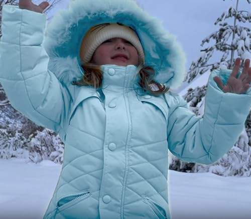 Miss Bei Girl's Kids Winter Coat Parka Kids Warm Puffer Jacket With Hooded(Toddler & Big Kids)2