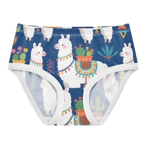 GuoChe Brief Panties Elastic Waistband Panties Briefs Underwear for Girls in Sizes 2T,3T, 4T, 5T, 6Y and 8Y