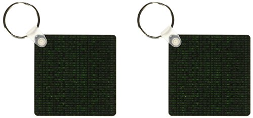 Porte-clés code binaire 3drose lot de 2, cadeau pour passionné - 4