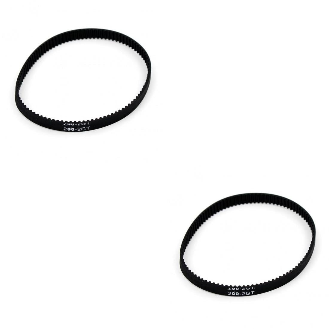 (2 pc) Pro3D GT2 200mm Long Closed Loop 6mm Rubber Timing Belt for 3D Printer-image-35