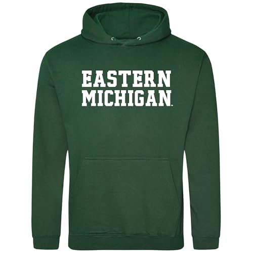 J2 Sport Eastern Michigan University Hoodie, Hooded Sweatshirt, EMU Eagles Apparel