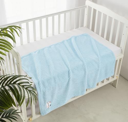 Image of CREVENT 75cmX100cm Cute Cozy Fluffy Warm Baby Blanket for Girls Infants Toddlers' Bedding Crib Cot Stroller, Baby Shower Birthday Newborn's Gift Pink- Cat