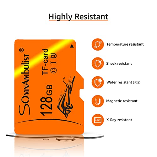 Somnambulist Cartão Micro SD Card 64GB TF Card de Velocidade de Vídeo C10 Certificação Desempenho A1