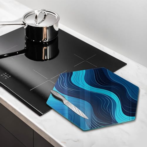 Planche induction protège plaque cuisson verre hectagonale ultra résistante - 3