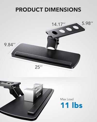 Huanuo US-HNKB03 Keyboard Tray Under Desk thumb #5