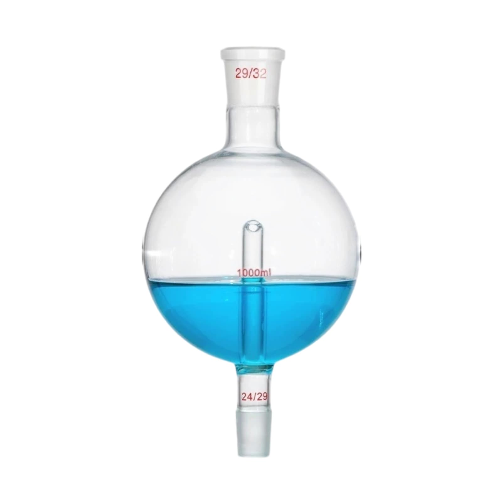 Borosilikat-Glas Siedeverzugsfalle Rotationsverdampfer-1000ml-29/32 24/29