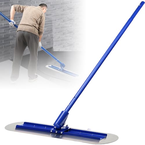 Kit de flotador de hormigón con 3 asas desmontables para nivelar pavimento de hormigón, asas de 1,8 m y 1,35 m incluidas