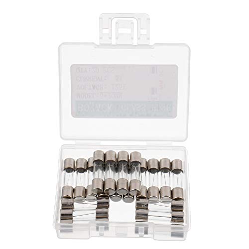 Bojack F5Al125V 5X20 Mm 5 A 125 V Fuses 0.2X0.78 Inch 5 Amp 125 Volt Fast-Blow Glass Fuses(Pack Of 20 Pcs) #TOP1
