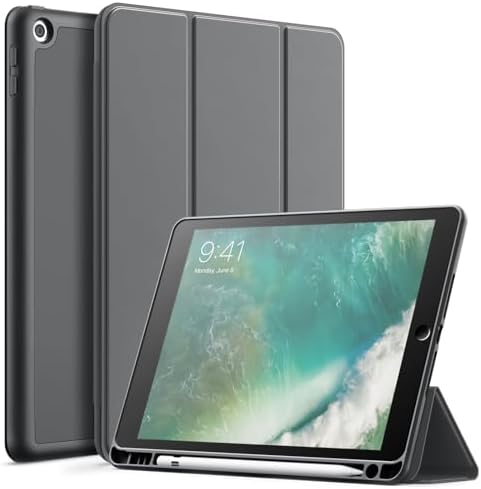 Cicili Funda Para IPad 9,7 2018/2017 (6.ª/ 5.ª Generación), IPad Air 2 / IPad Air 1 Carcasa Para Tableta Con Soporte Fnción Y Auto Sueño/Estela Flip Cover Protectora De Cuero De PU,Azul