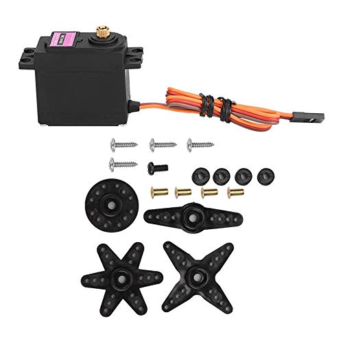 Dilwe RC Servo, Universal Metal Gear 13Kg High Torque Analog Servo for RC