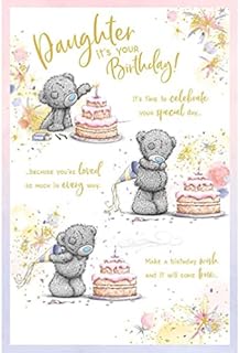 Me To You Bear Daughter Birthday Card