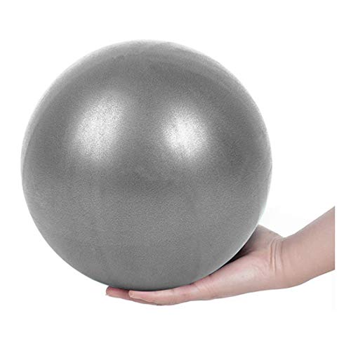 QingJoy Pelota de Ejercicios de Yoga y Pilates de 9,8 Pulgadas para Entrenamiento de Equilibrio de Estabilidad para Entrenamiento de núcleo, Fisioterapia, Mejora el Equilibrio