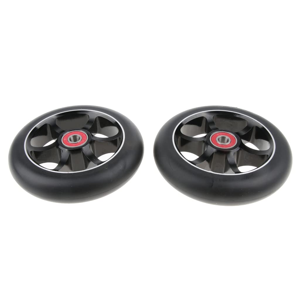 Ruote Monopattino Freestyle 2 pz 110mm PRO Scooter Scooter Sostituzione Scooter con Cuscinetti Ruote Monopattino Elettrico