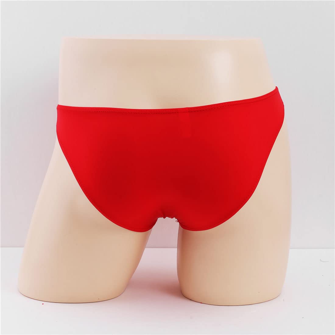 Perizoma da Uomo Sexy Slip in Filato Divertente Bikini Biancheria Intima con Naso Elefante Vita Bassa Mankini Stile Animale Lingerie Masculina 1 Pack Rosso, 1 Confezione B