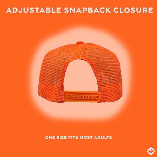 Image of Funky Junque Blank Mesh Foam Lightweight Snapback Trucker Hat | Lightweight Foam Trucker Hat with Breathable Mesh Back, Golf Beach and Street Style, Trendy Trucker Hats for Men