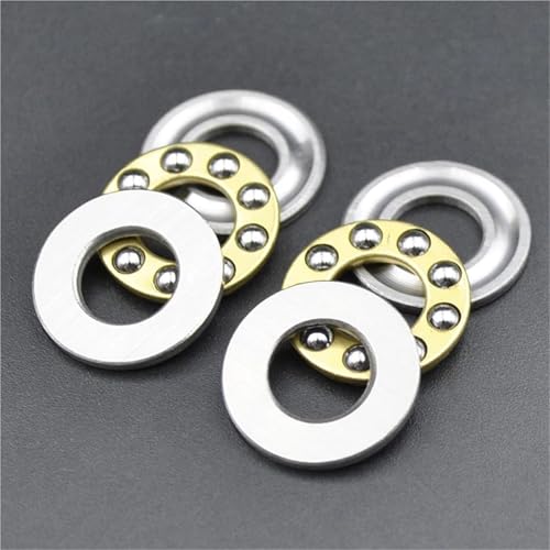 Rodamiento miniatura F8-16M de alta rotación axial y medidas 8x16x5 mm, pack de 10 piezas