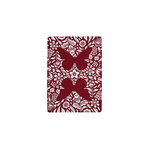 SOLOMAGIA Mazzo di Carte Butterfly Playing Cards Marked (Red) 3rd Edition by Ondrej Psenicka