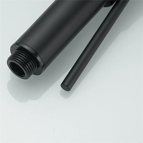 Miniatura 5 de Grifo de resorte extraíble para fregadero de cocina, boquilla de boquilla de boquilla para manguera de repuesto, color negro