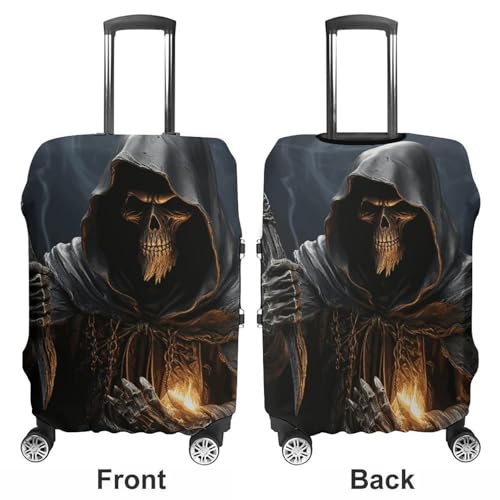 Grim-Reaper Printed Luggage Cover Protector, Fits 18-32 Inch Luggage3