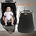 Car-Seat Canopies-Covers for Babies - Durable Baby Car Seat Cover for Boy Girl,Privacy and Sun Shield Protetion with Bug Net Dustproof for Infants Car Seat Spring Summer