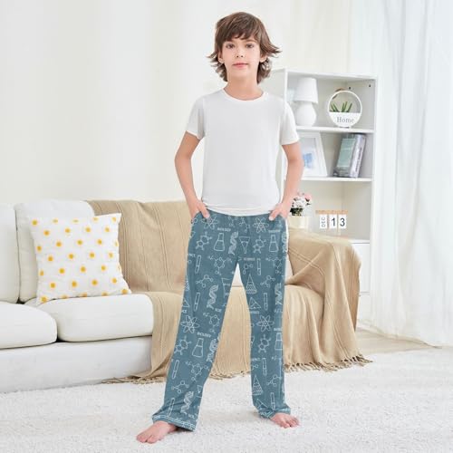 Science Elements Chemical Formulas Boys Pants for Kids Jogger Pants with Pockets S-XL 6