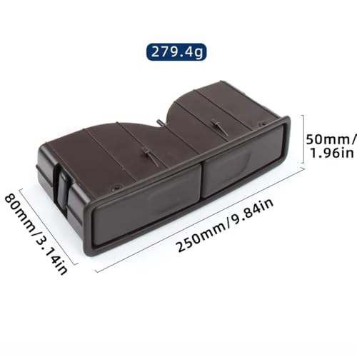 Portavasos para asiento trasero de carro negro miniatura 7
