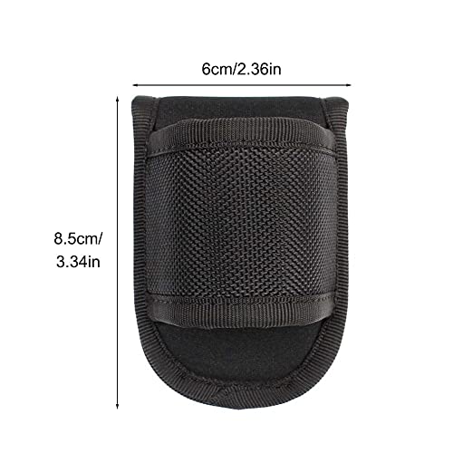 Open Top Flashlight Holder, Compact Torch Holder Fits Up To 1" Standard D Cell Flashlights for 2-2.25" Duty Belt - Image 3