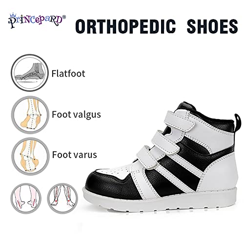 princepard Orthopedic Shoes for Kids and Toddlers,High Back Corrective Sneakers with Ankle and Arch Support for Boys and Girls Flat Foot2