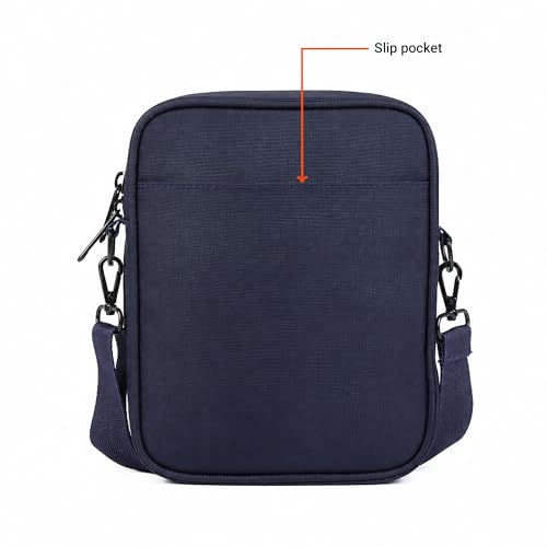 Image of Nasher Miles Premium Sling Bag | Crossbody Bag | PU & Polyester One Shoulder Bag| Multipurpose Travel Bag | Ideal for Daily Use, Office, Travel, Hiking