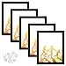 Produktbild KEAFOLS Bilderrahmen 5 Pack Kunststoffrahmen 20x25 cm 13x18 cm Fotorahmen aus Plexiglas Frame Bildergalerie Bilderwand für Foto Bilder