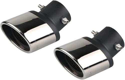 スバル インプレッサハッチバック GU8 2023年4月?現行 対応 マフラーカッター ステンレス製 2本セット ボルトオン 排気テールパイプ ユニバーサルフィット 外装 カスタム パーツ ドレスアップ 汎用 サイレンサー エキゾーストパイプ