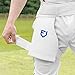 FORTRESS Lower Body Guard - Thigh Pads for Cricket [2 Sizes] (Youth, Left-Handed)