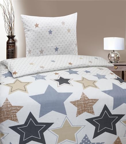 MB Warenhandel24 Bettwäsche Winter Biber Baumwolle attraktive Designs...