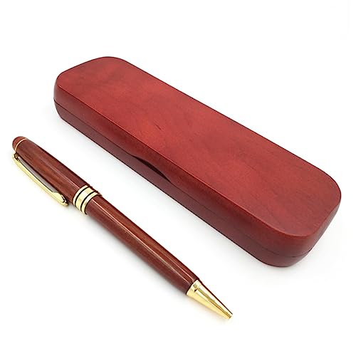 Bolígrafos de caoba SEWACC de madera, kit de 3 piezas antifatiga 6