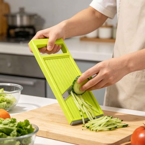 Cortadora manual de verduras 2 piezas, portátil y ergonómica miniatura 5