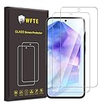 WFTE [2-Pack Screen Protector for Samsung A55 5G/Samsung A35 5G,Anti-Scratch,High Transparency,Bubble-Free,Dust-Free Premium Tempered Glass Screen Protector For Samsung Galaxy A55 5G