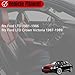 A-Patrix 8Pcs Semi-Metallic Brake Pads and Drum Brake Shoes Front Rear Brakes Kit fits Ford LTD Crown Victoria 5.0L 1987-1989, fits Ford LTD Crown Victoria 5.8L 1987-1989, fits Ford LTD 2.3L 1983-1986
