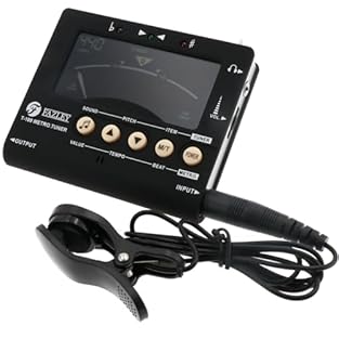 ALL-IN-ONE TUNING: The Fazley T-100 features a chromatic tuner for any instrument plus a built-in metronome (30-260 BPM) to perfect your timing in one portable, compact device. VERSATILE PERFORMANCE - The Fazley T-100 tuner/metronome features chromat...