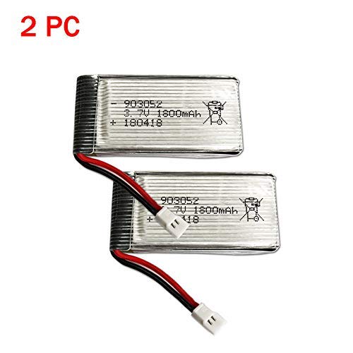 Beyondsky RC Foldable Drone KY601S Battery 3.7V 1800mAH 2PCS 20-min Flight Time for RC FPV Drone KY601S Quadcopter