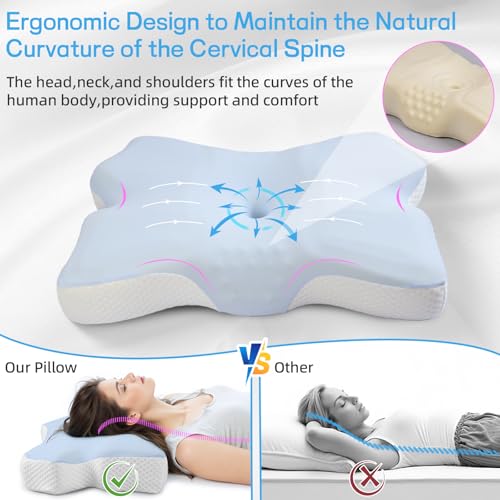 Save 61% on Novelledo Cervical Neck Pillow for Pain Relief - Image 4