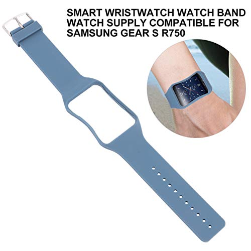 NICERIO Pulseira de substituição para smartwatch Samsung Galaxy Gear S R750 para homens e mulheres,