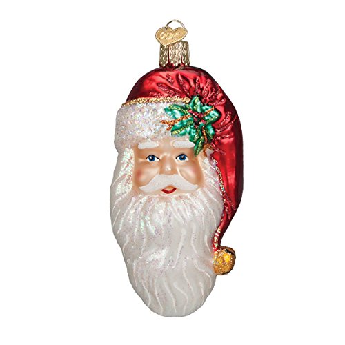 Old World Christmas Ornamente: Sortiment von Weihnachtsmann Glasgeblasene Ornamente für Weihnachtsbaum, nostalgischer Weihnachtsmann – Ansicht 1
