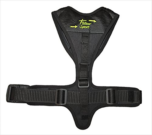 Niggeloh Hundeführgeschirr, Follow Sport, Schwarz, Größe M, 1411 00025