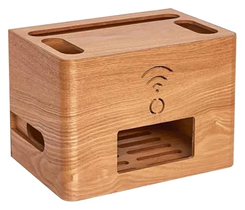 Organiseur de routeur Wi-Fi discret : cache-câble esthétique pour salon et maison