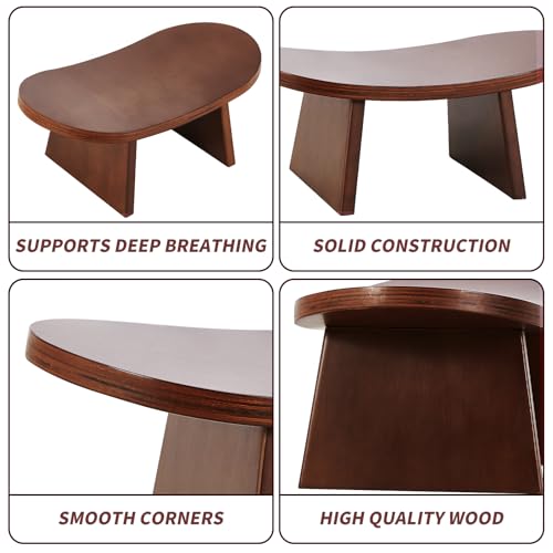 Meditation Bench - Ergonomic Kneeling Stool for Yoga & Prayer, Portable Floor Seating for Home, Office, Travel | Zen & Mindfulness - Image 4