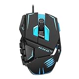 Mad Catz M.M.O.TE Gaming Maus für PC - Schwarz matt