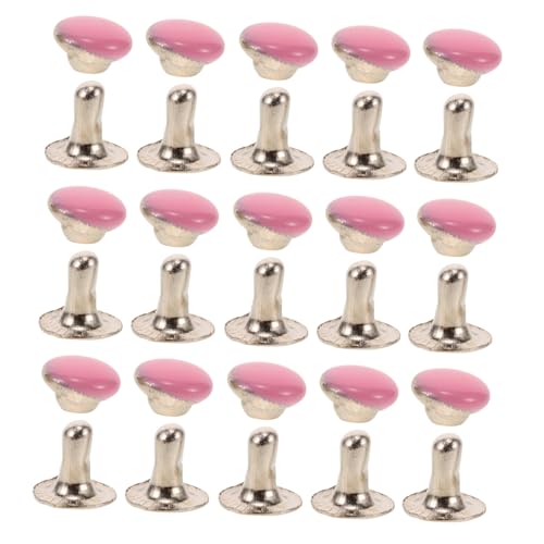 Uonlytech 100Pcs Miniature Rivets Metal Studs for Doll Accessories Durable Snaps for Sewing and Crochet Projects User Friendly Design for Crafting Supplies